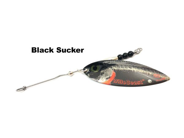 Whale Tail Plastics Willow Blade Attachment - Black Sucker