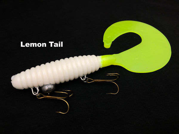 Whale Tail Plastics 8" Whale Tail - Lemon Tail