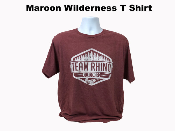 TRO - Wilderness Short Sleeve T Shirt Maroon