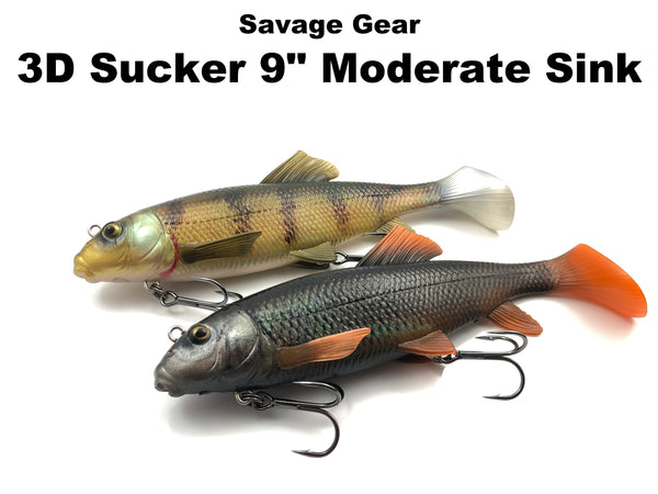 Savage Gear NEW 3D Sucker 9" Moderate Sink