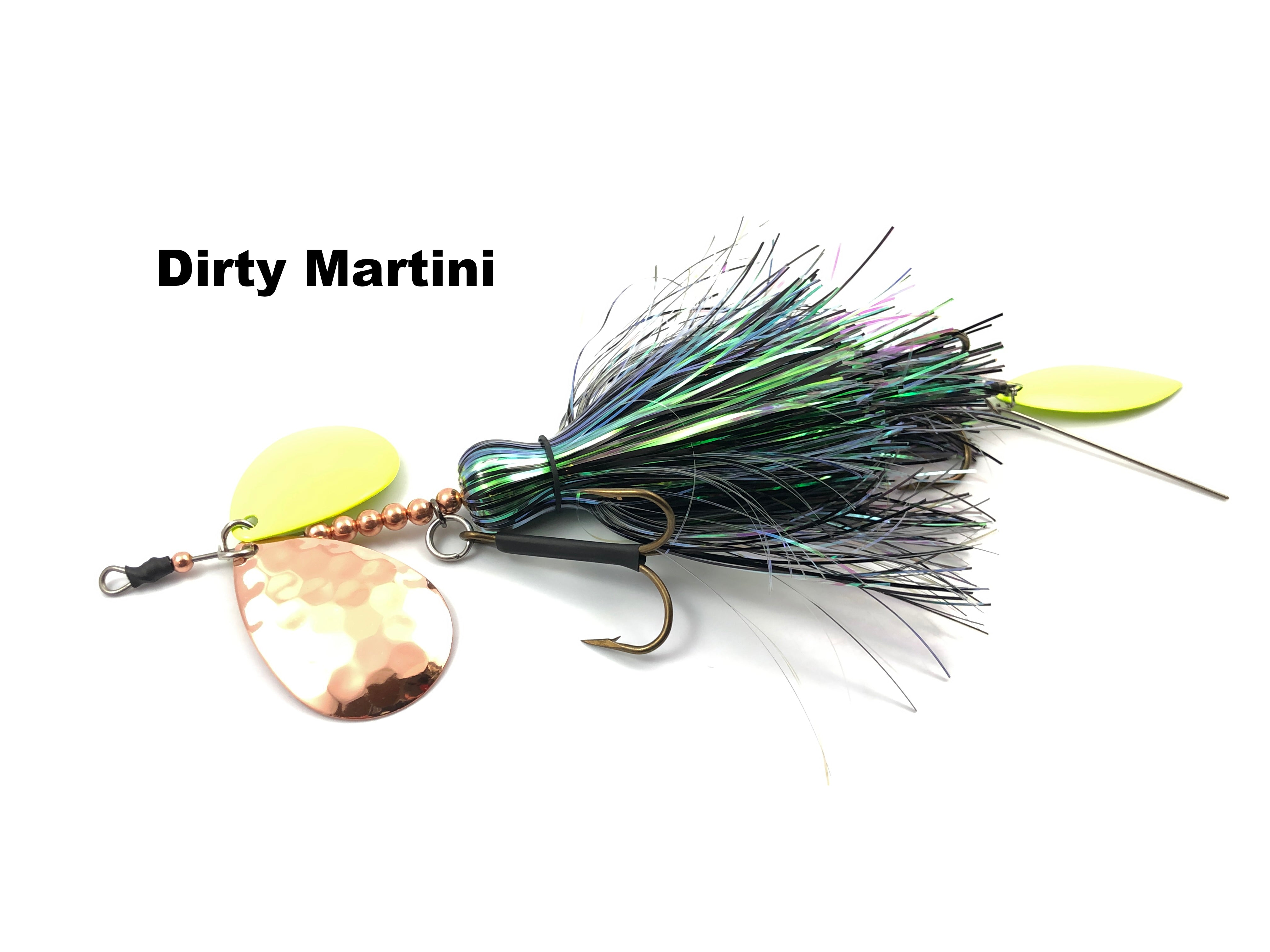 double martini fishing lure Hunsy Tails Bait Co