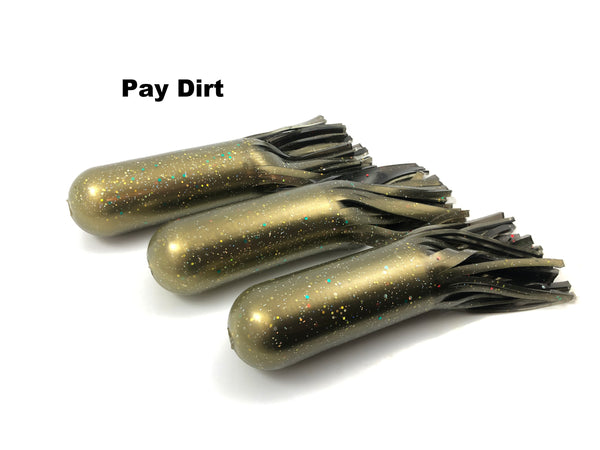 Red October Baits Unrigged 7.5" Ninja Tubes 3 Pack