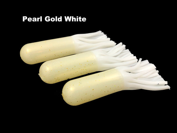 Red October Baits Unrigged 7.5" Ninja Tubes 3 Pack
