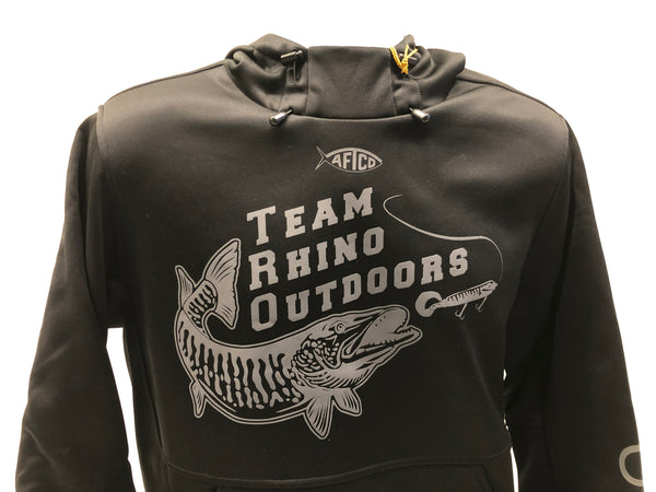 AFTCO - Shadow Hoodie Black with Silver Logo