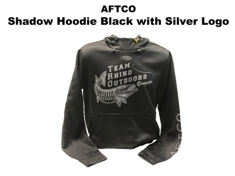 AFTCO - Shadow Hoodie Black with Silver Logo