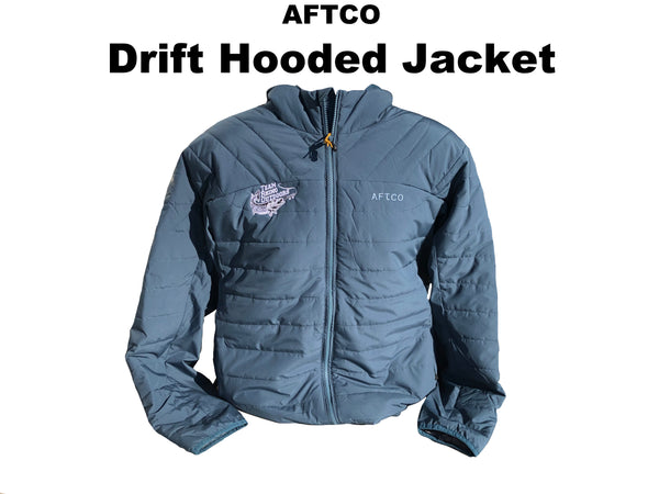 AFTCO Drift Hooded Jacket Stargazer Blue w/TRO Logo