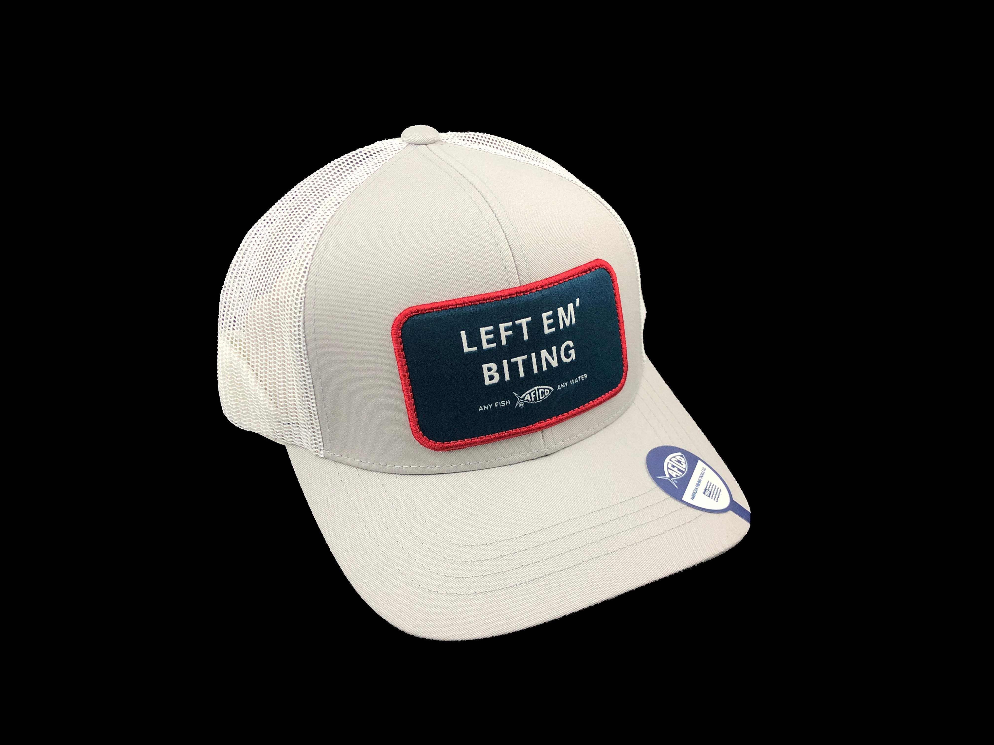 af fish hook monogram cap AFTCO Guide Sayings Trucker Hat (Multiple Styles) – Team Rhino Outdoors LLC