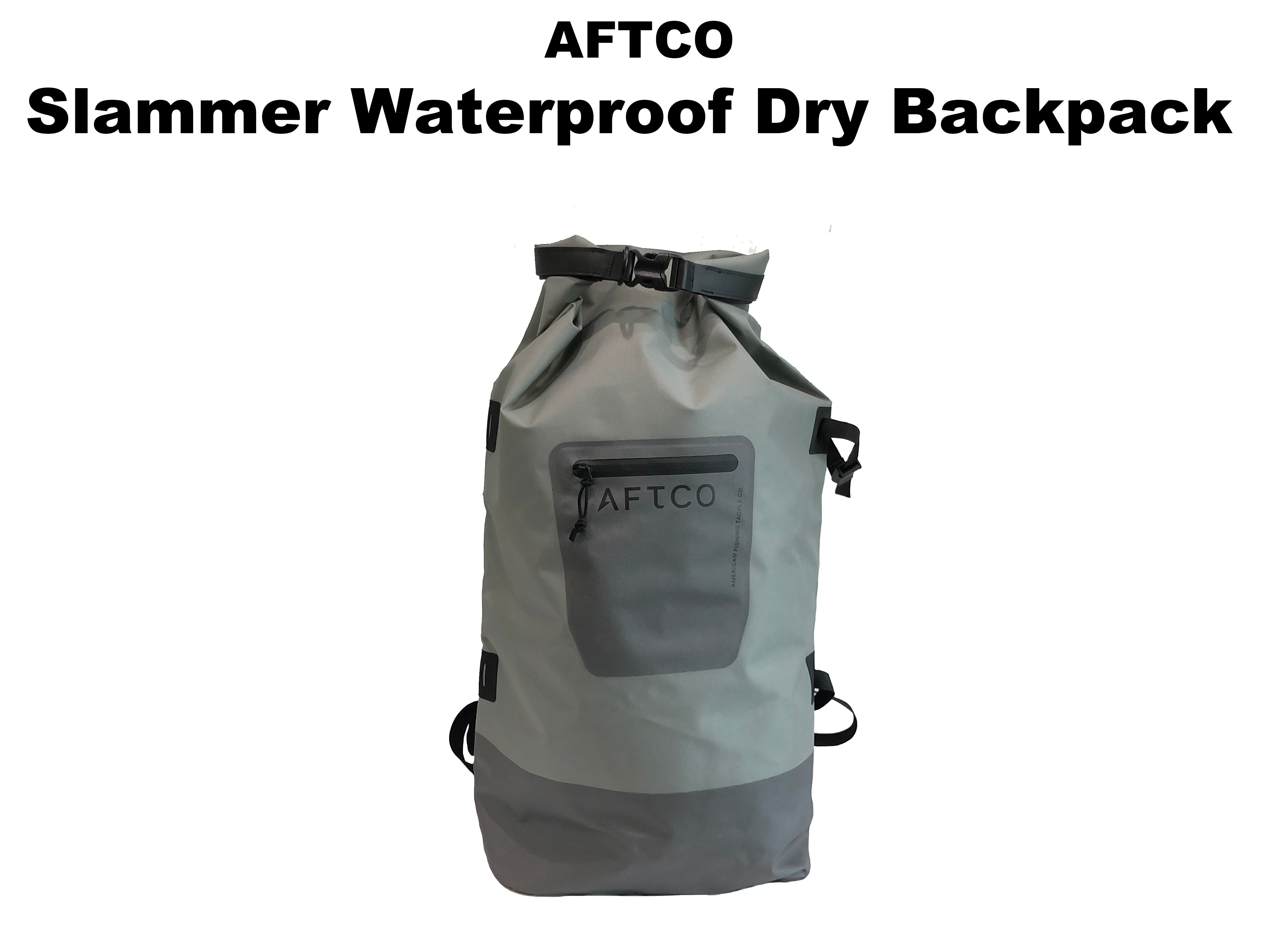 aftco tackle bag 65L Boat Navy Grander Camo away backpack straps for hands New Products for March 2024