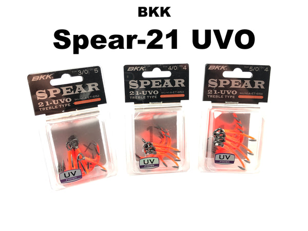 BKK Spear-21 UVO Orange Hooks