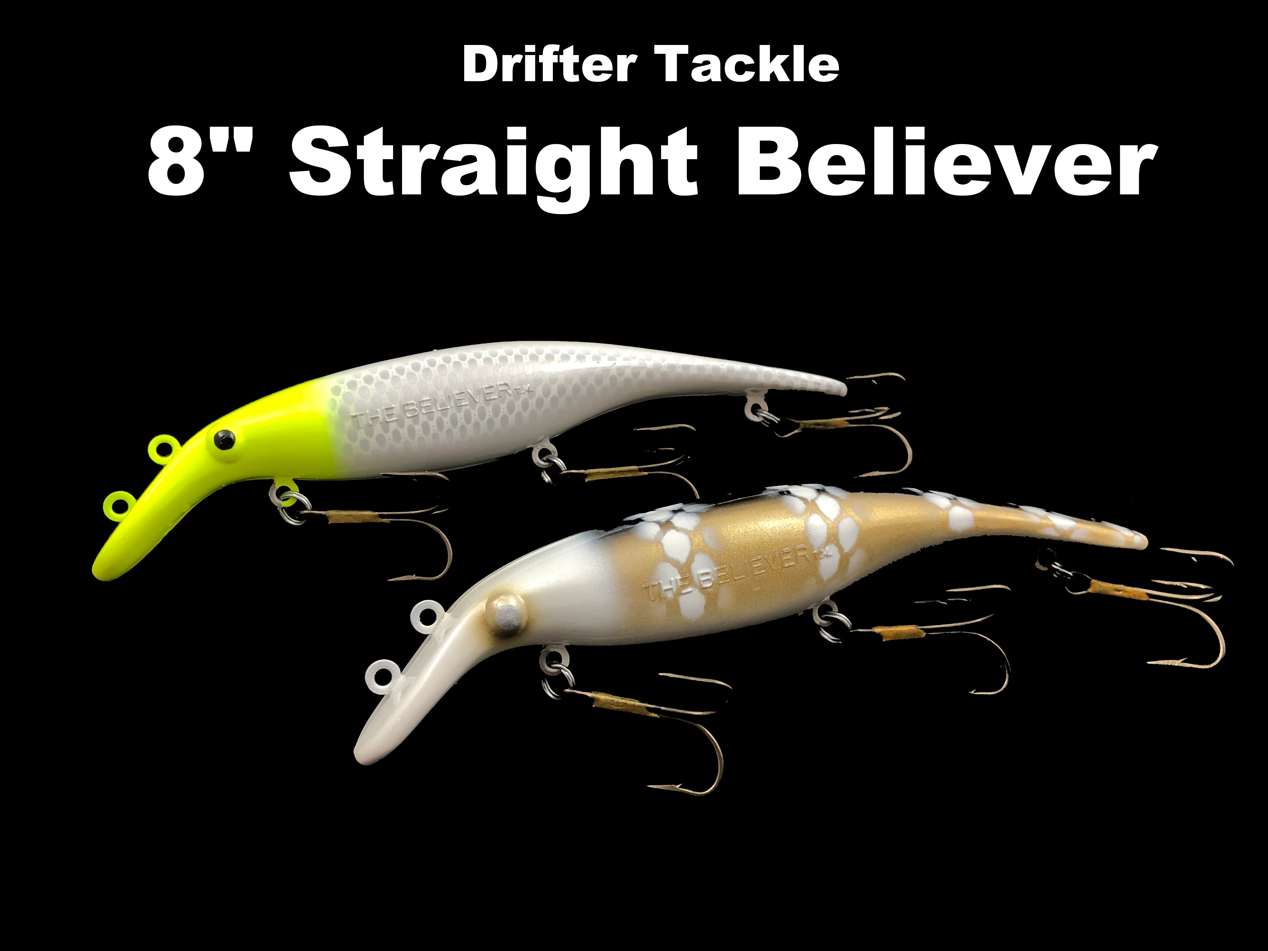 Drifter Tackle 8" Straight Believer Team Rhino Outdoors LLC Drifter Tackle 8" Straight Believer Team Rhino Outdoors LLC