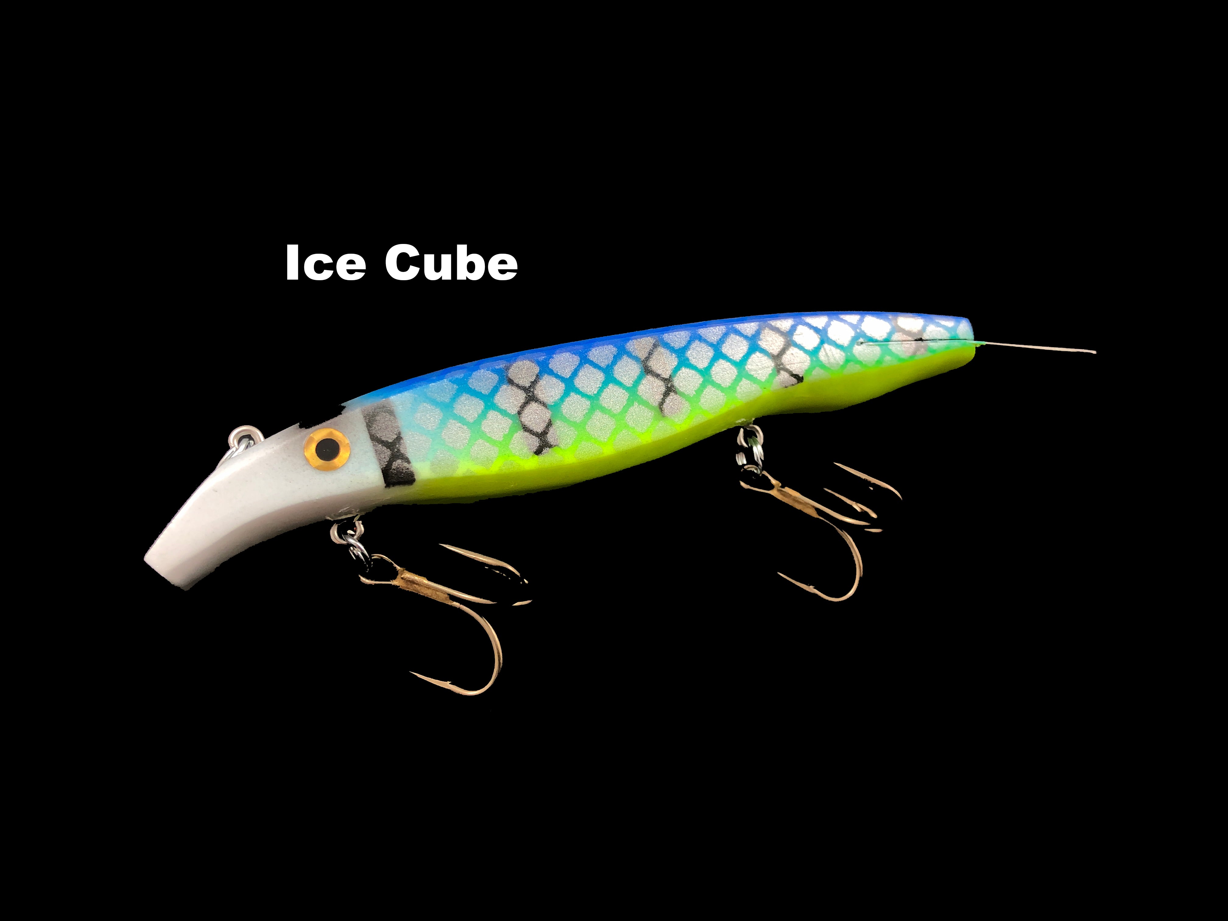 Haw River Grub Coda A Falce Verde Fuoco 4 Pollici 100 Pezzi: Esca Soft Per Pesca In Acqua Salata