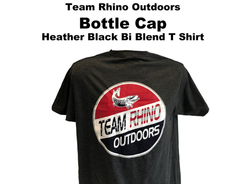 TRO - Bottle Cap Heather BLACK Bi Blend T Shirt