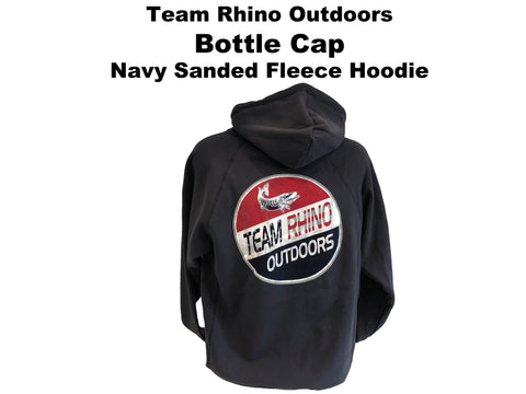 TRO - Bottle Cap NAVY Sanded Fleece Hoodie