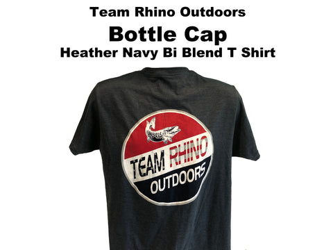 TRO - Bottle Cap Heather NAVY Bi Blend T Shirt