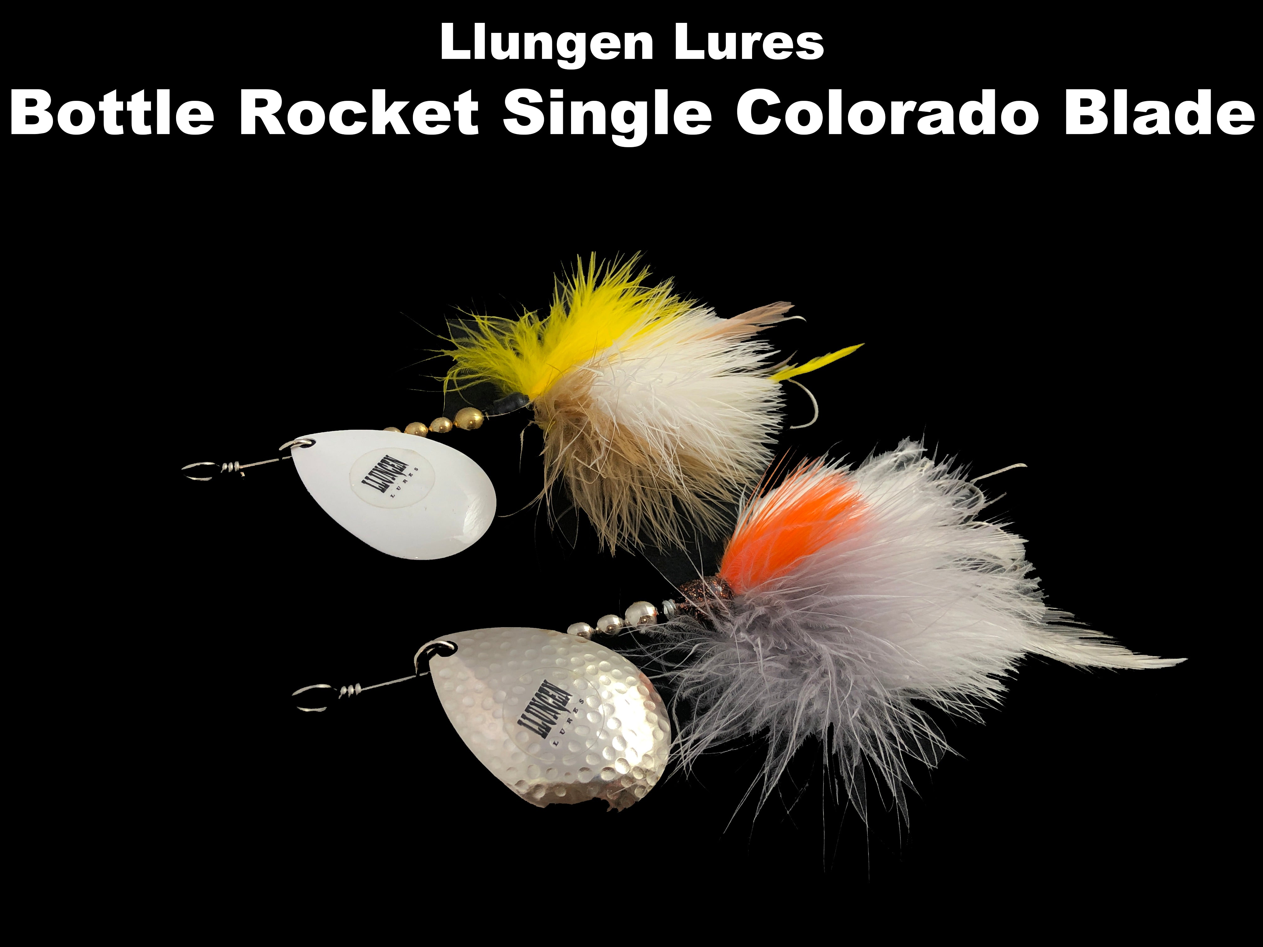 best colorado fishing lures Llungen Lures Bottle Rocket Single Colorado Blade – Team Rhino Outdoors LLC