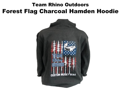 TRO - Forest Flag Charcoal Hamden Hoodie