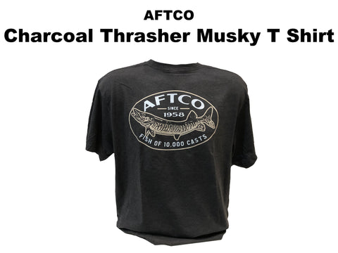 AFTCO - Charcoal Heather Thrasher Musky T Shirt