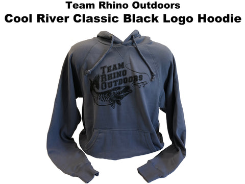 Team Rhino Outdoors - Cool River Classic Black Logo Hoodie