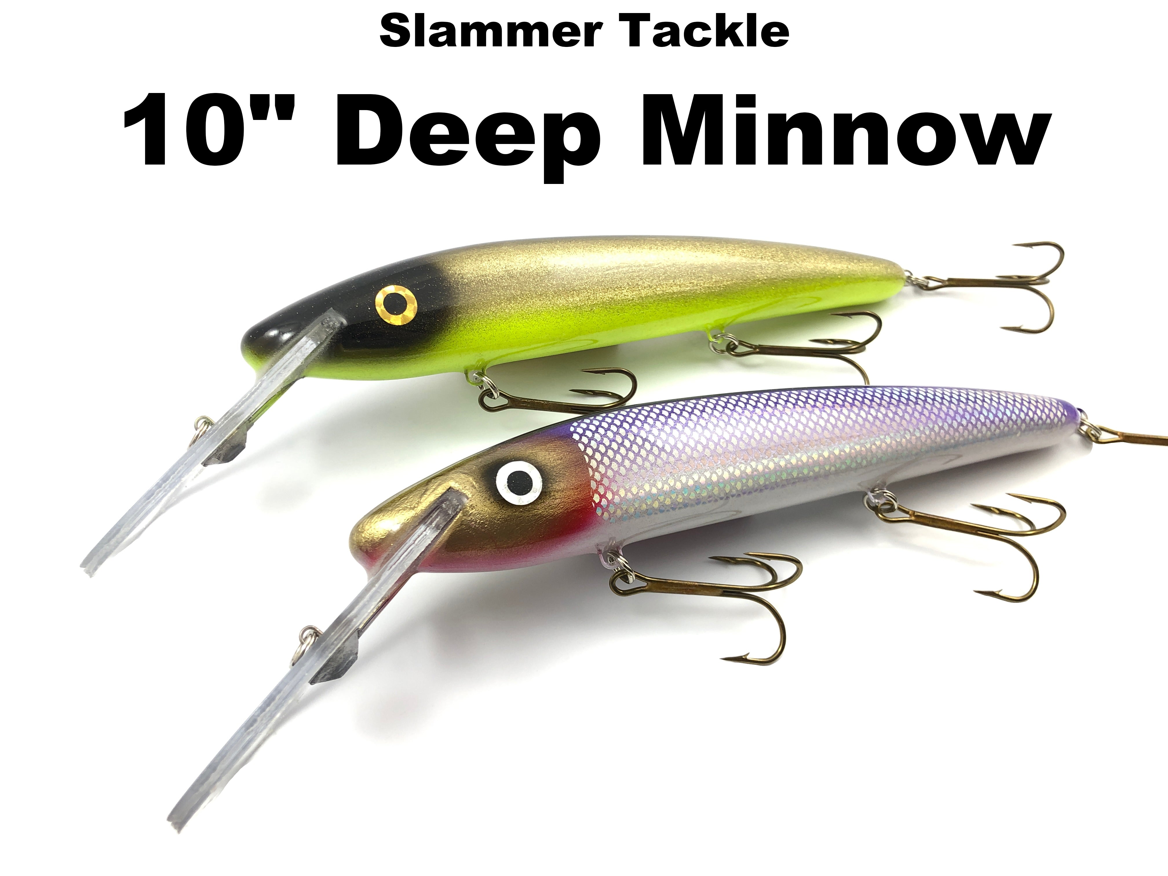 Slammer Tackle 10" Deep Minnow Team Rhino Outdoors LLC Slammer Tackle 10" Deep Minnow Team Rhino Outdoors LLC