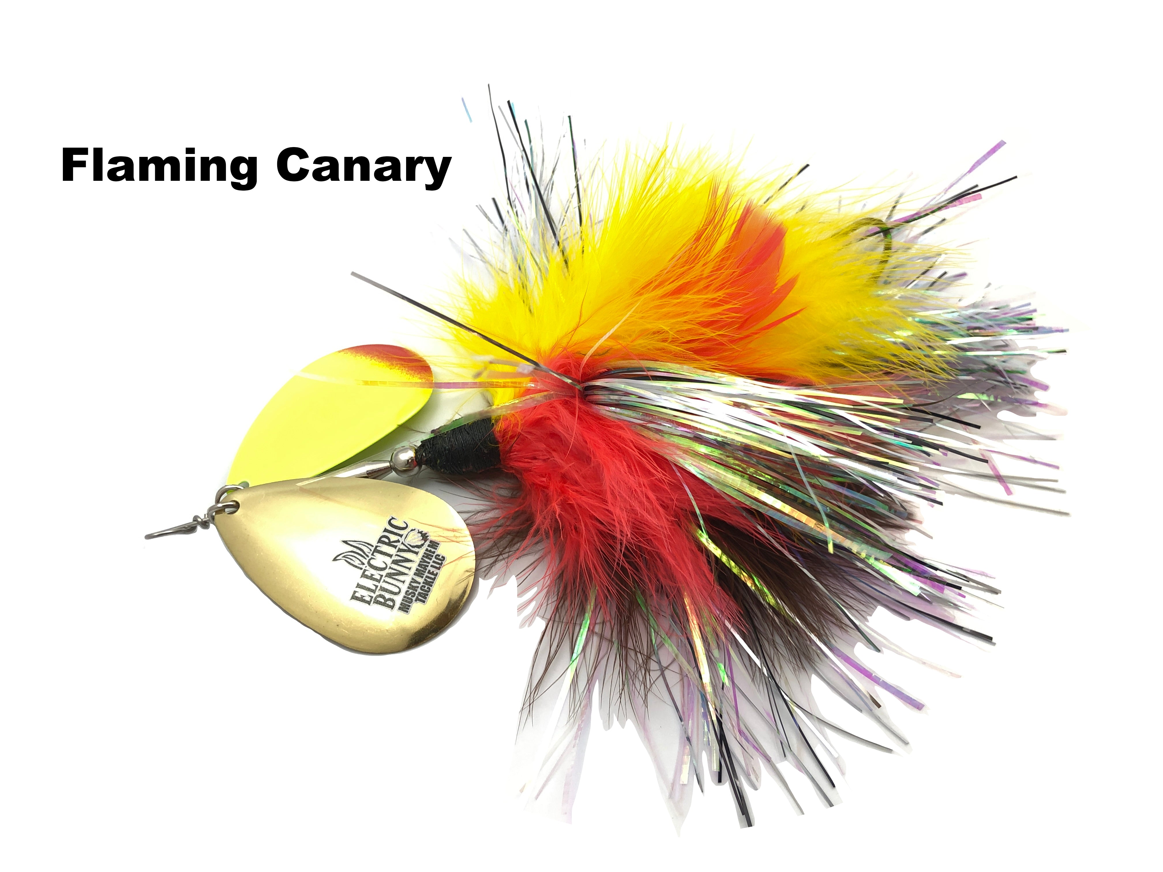 electric fishing lure fly Musky Mayhem Electric Bunny – Team Rhino Outdoors LLC