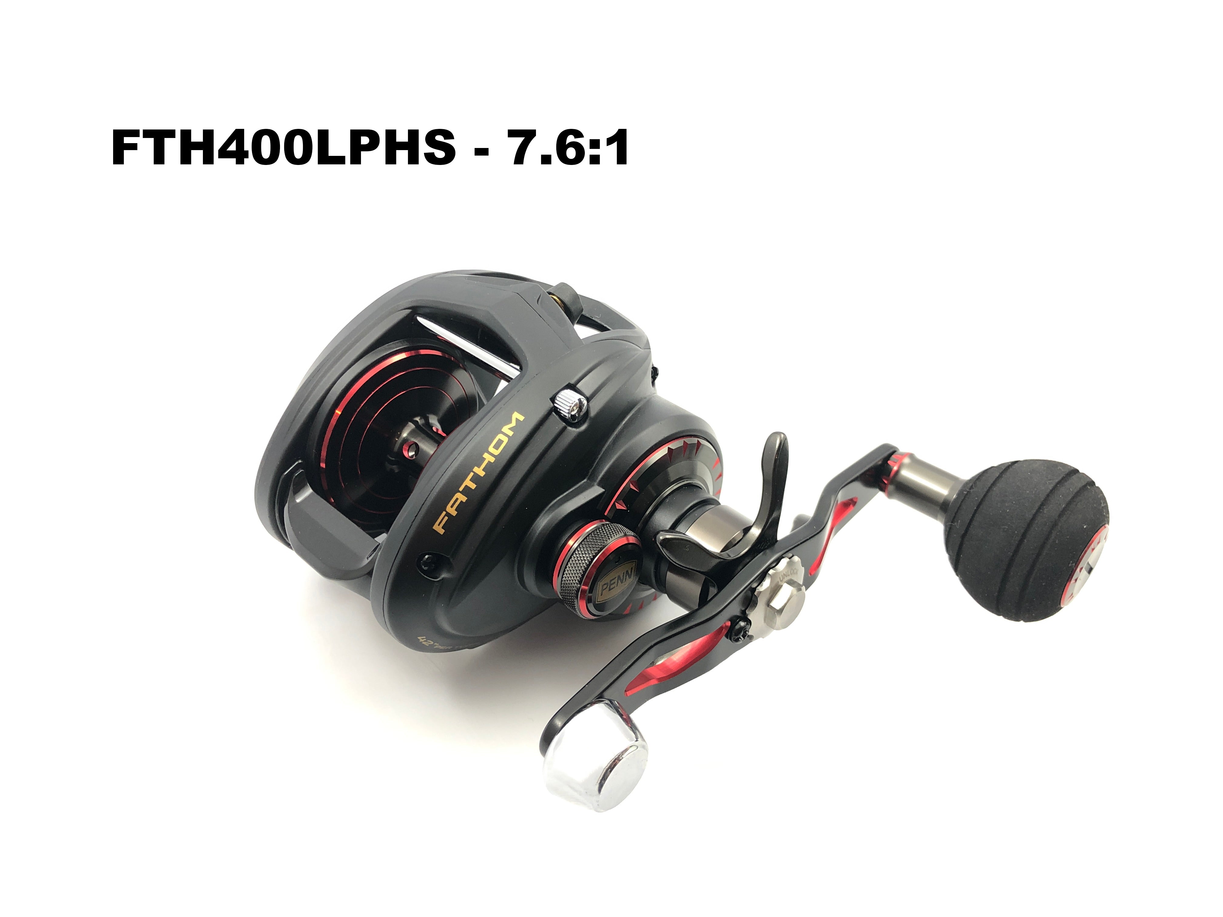 Low Profile High Gear Ratio Baitcaster Penn Fathom High Speed Low