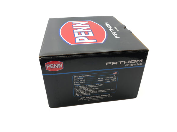 Penn Fathom High Speed Low Profile Reel (7.6:1 Gear Ratio) - FREE HOODIE OFFER