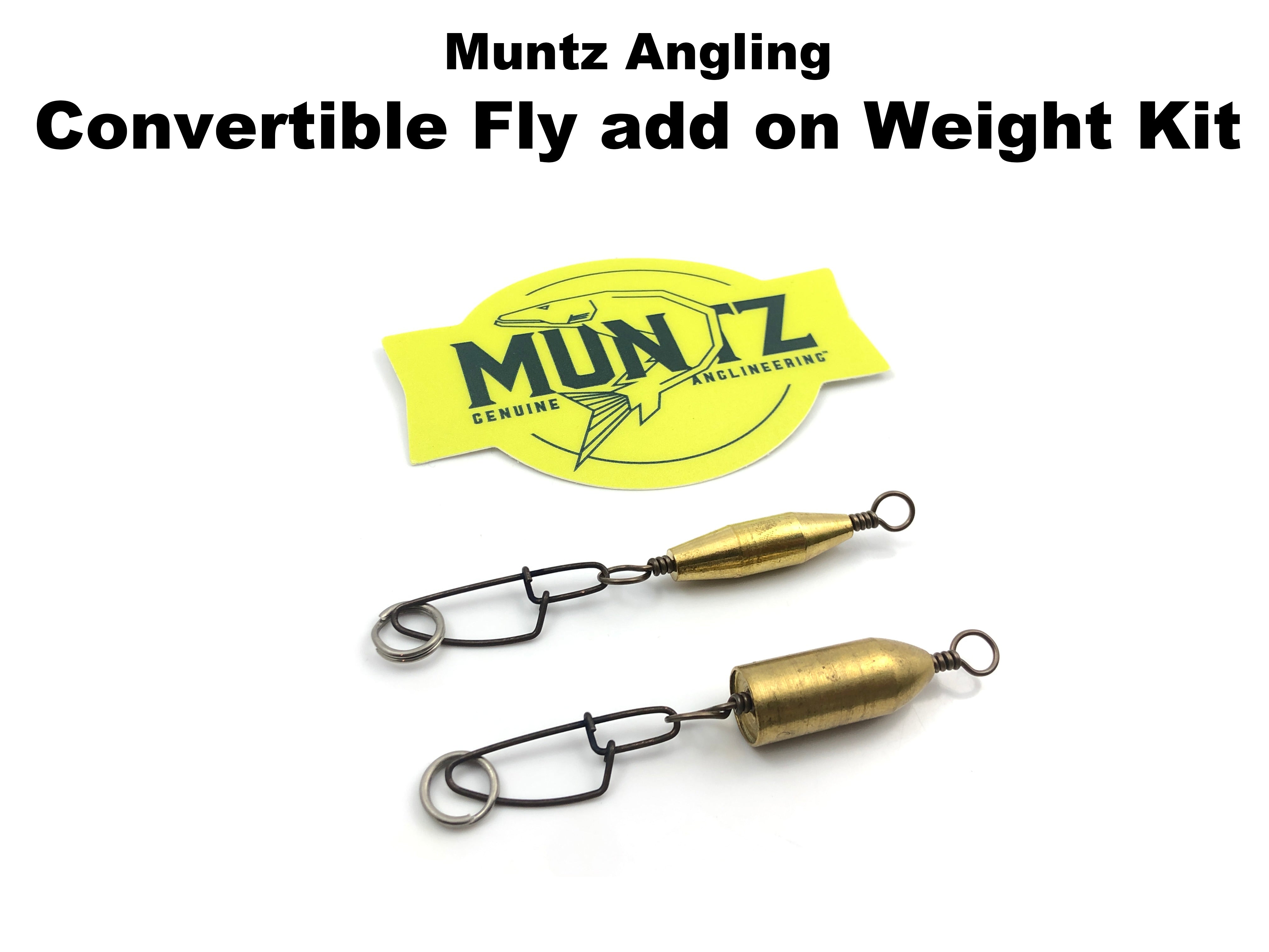 Muntz Angling Convertible Fly add on Weight Kit – Team Rhino