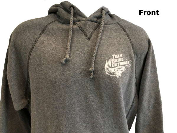TRO - Forest Flag GUNMETAL Sanded Fleece Hoodie