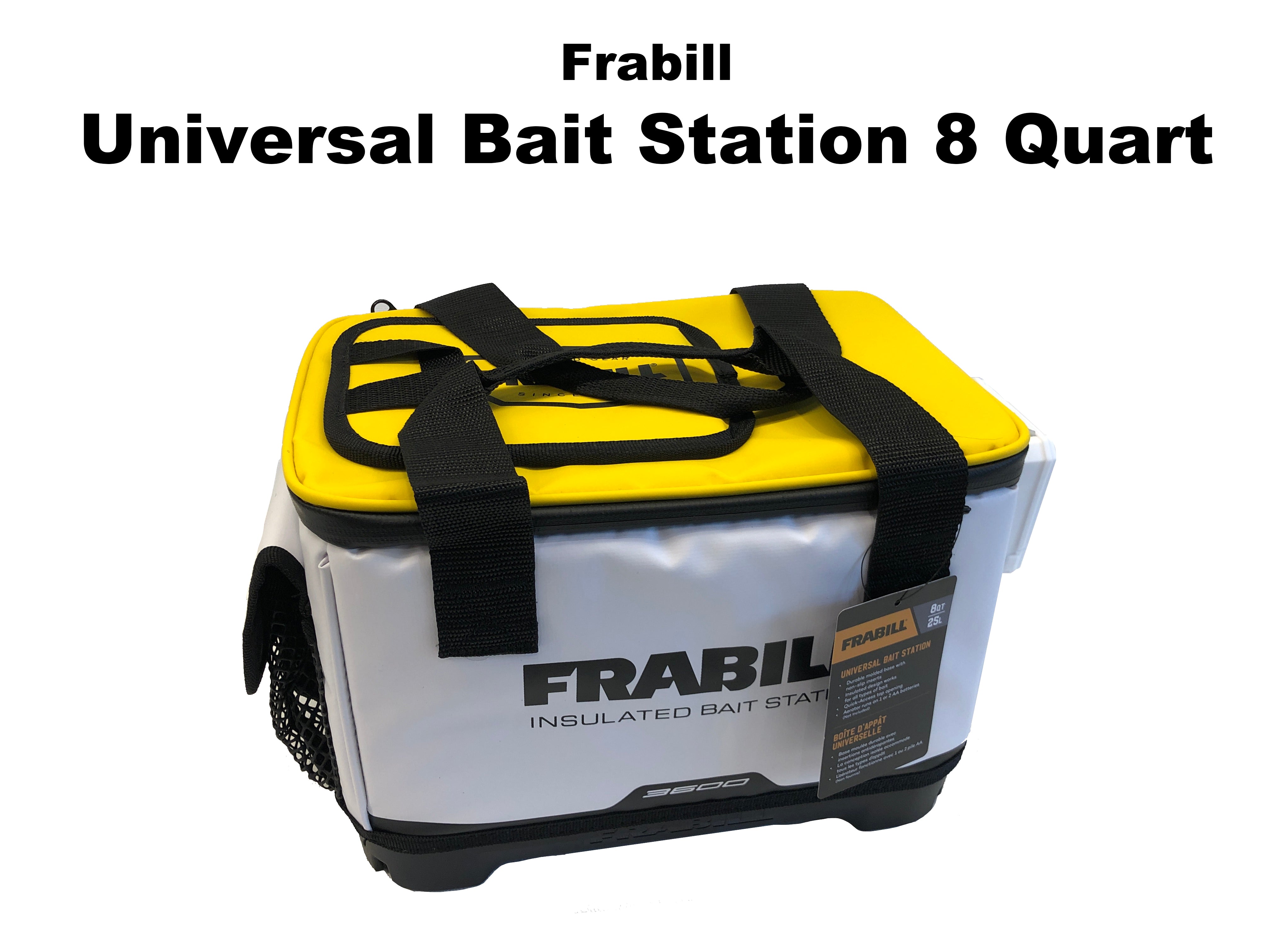 Frabill Universal Bait Station 8 Quart – Team Rhino Outdoors LLC