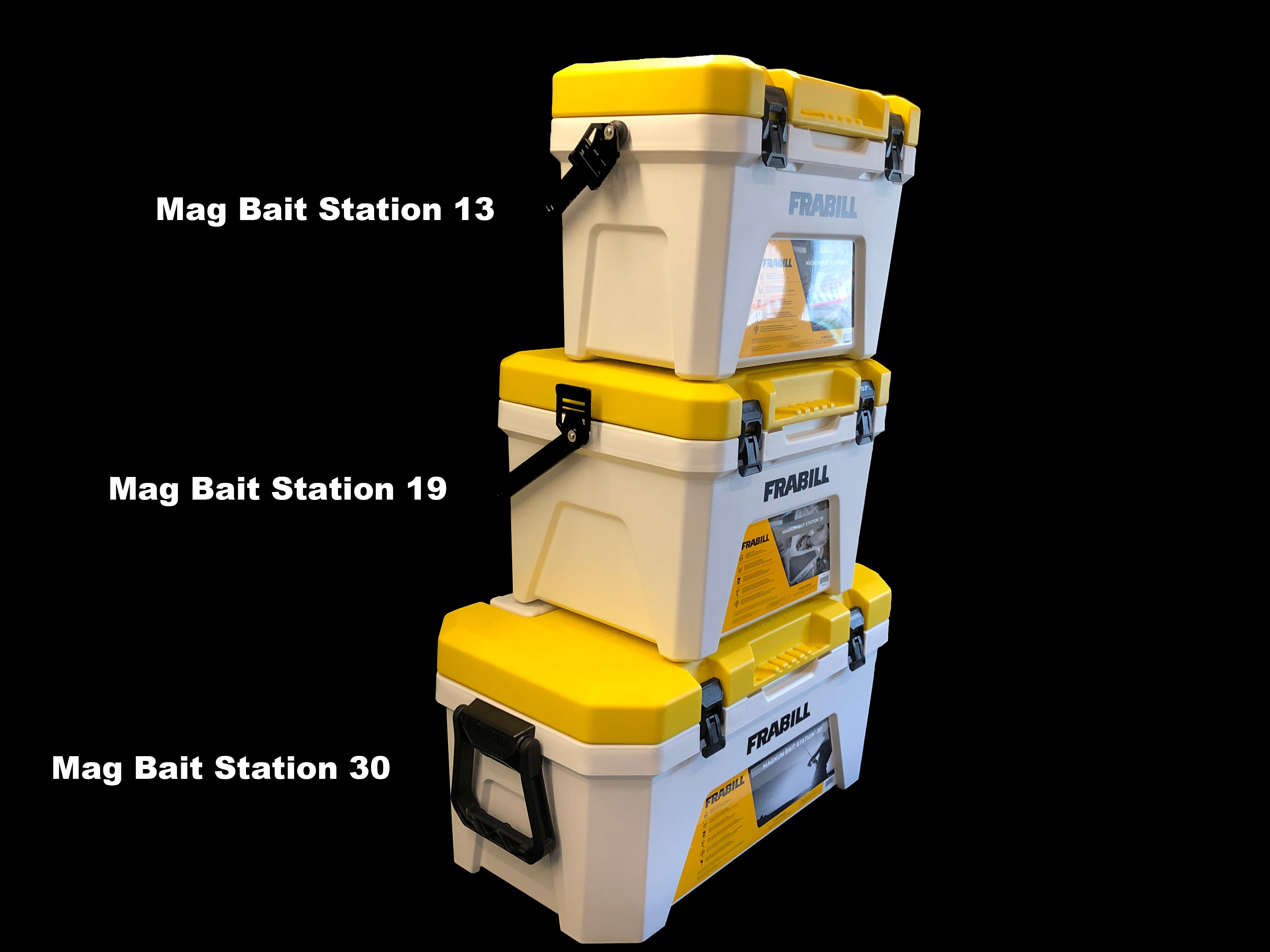 Frabill Magnum Bait Station 19 Quart Live Bait Well, White and Yellow MSRP  $74.99 Auction