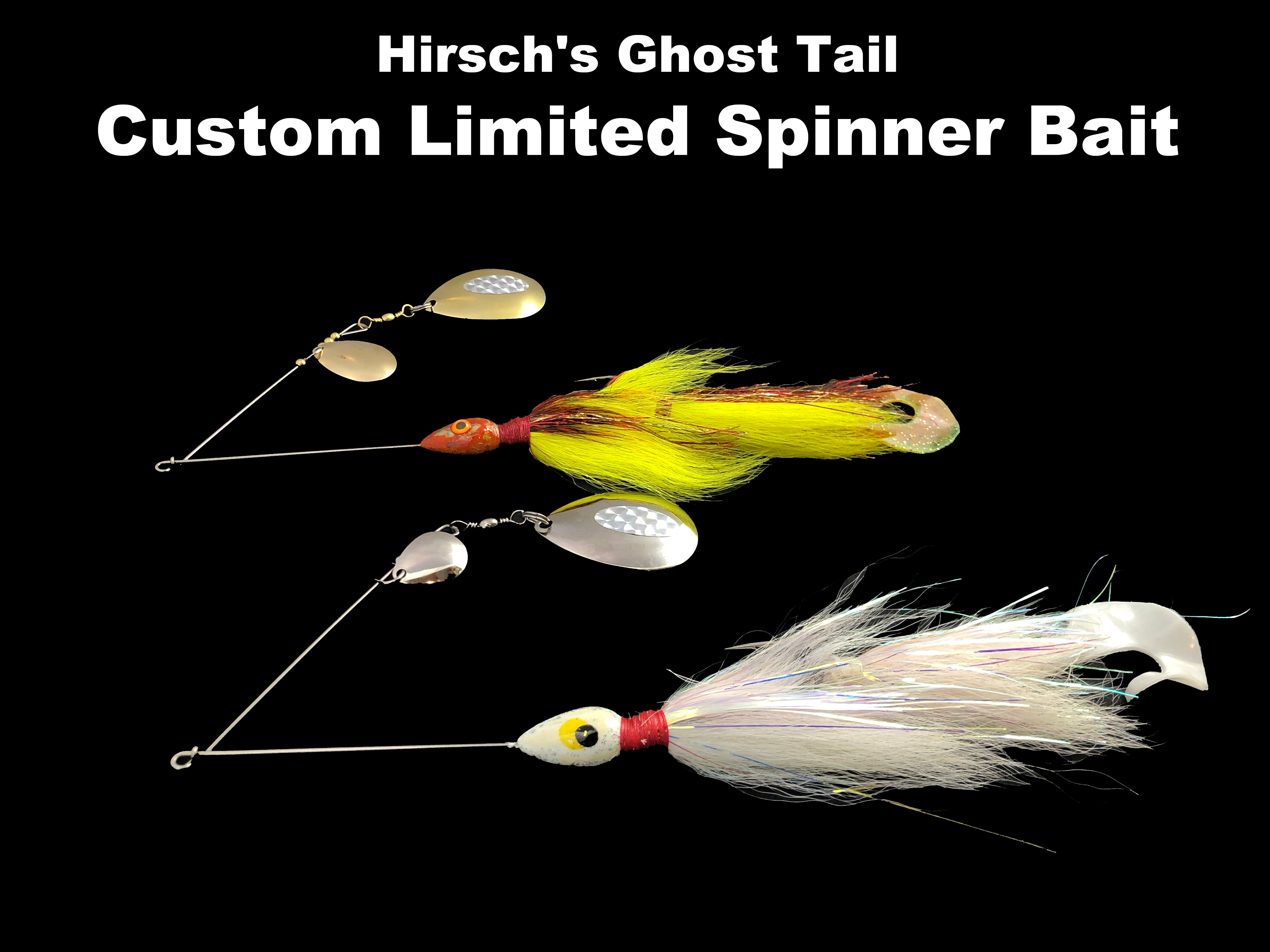 deer tail fishing lures Hirsch's Ghost Tail Custom Limited Spinner Bait