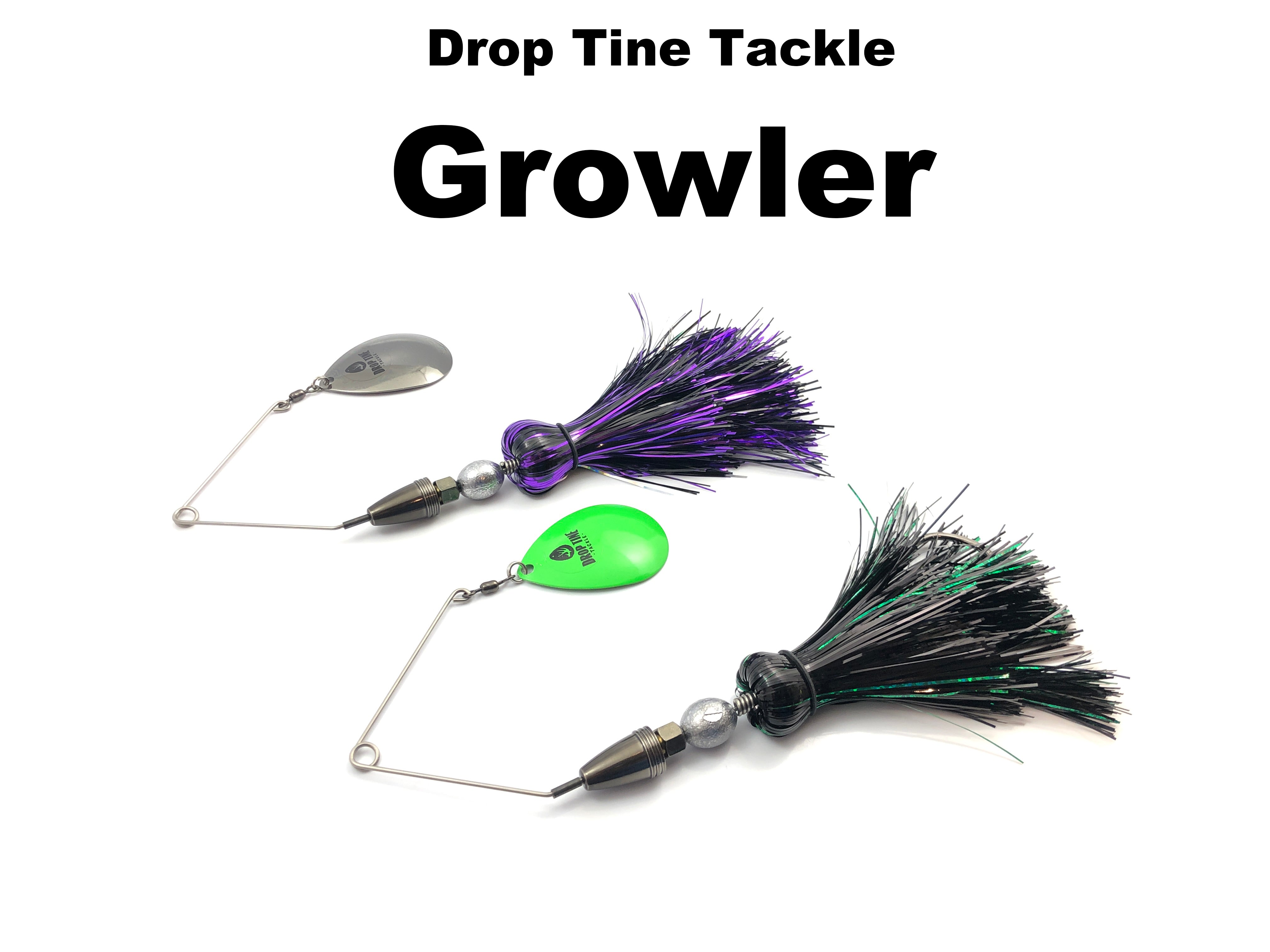 bottle cap spinner fishing lure pictures Drop Tine Tackle Growler – Team Rhino Outdoors LLC