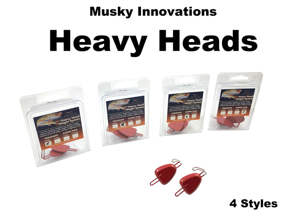 Musky Innovations Heavy Heads (4 styles)