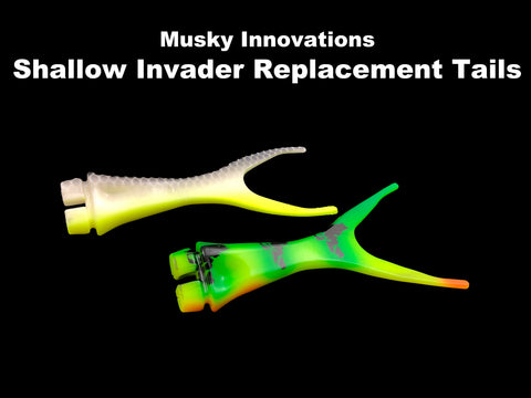 Musky Innovations Shallow Invader Replacement Tails