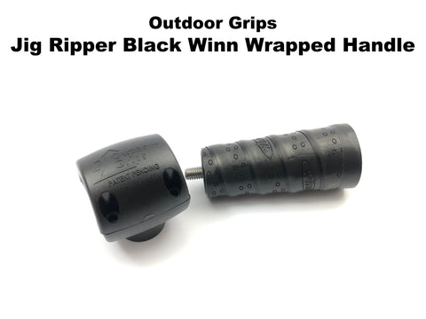 Outdoor Grips Jig Ripper Black Winn Wrapped Handle