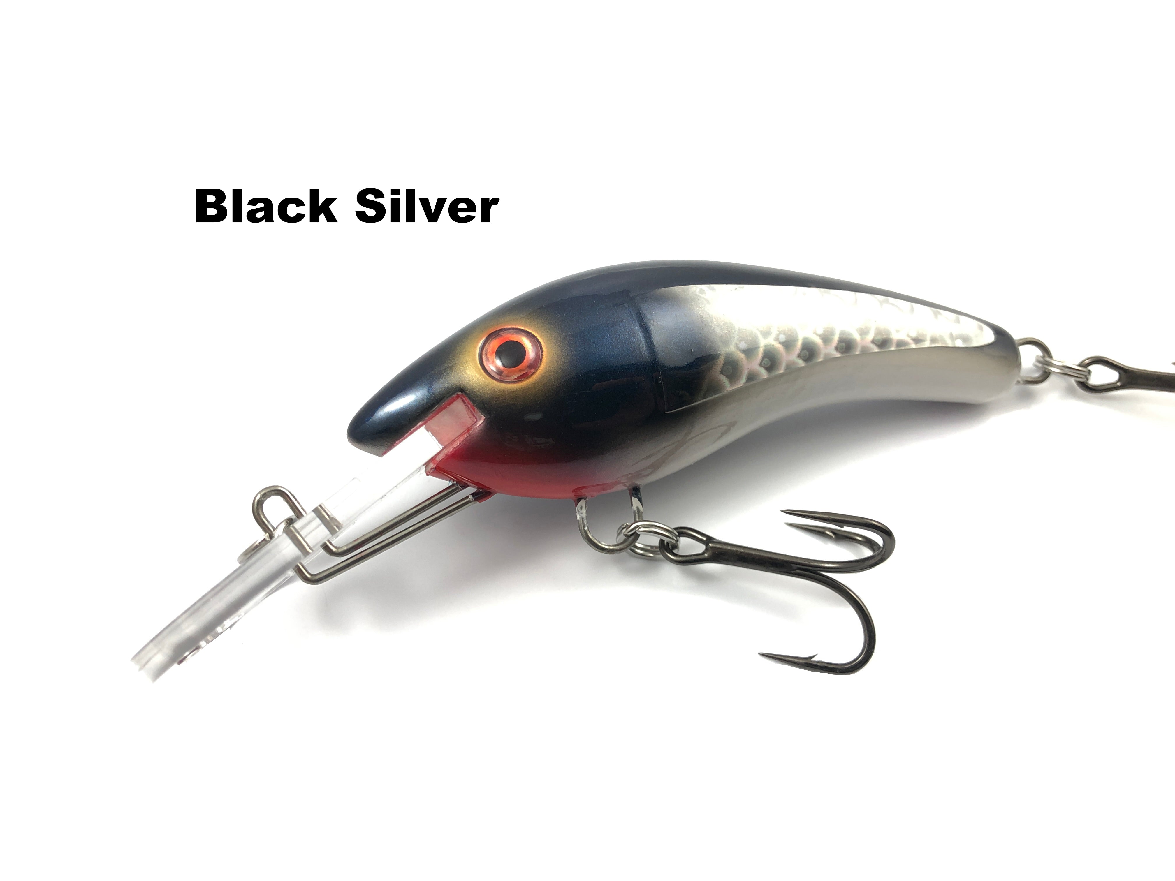 black and silver fishing lure Blue Water Baits