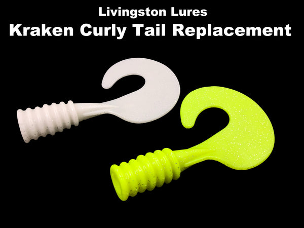 Livingston Lures Kraken Curly Tail Replacement (2 Pack)