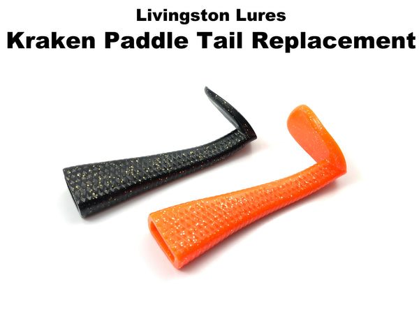 Livingston Lures Kraken Paddle Tail Replacement (2 Pack)