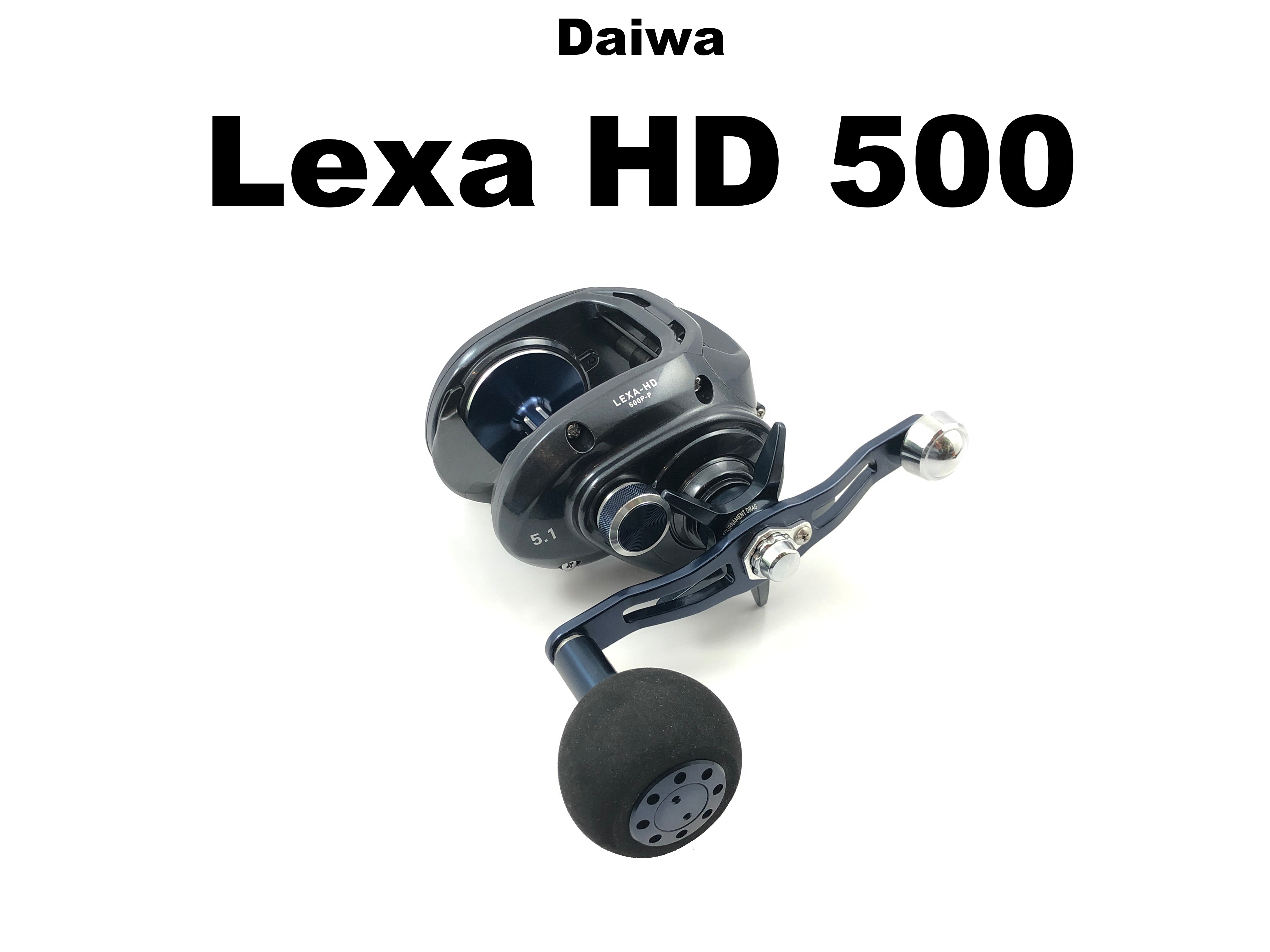 Daiwa Lexa 500 HD Baitcasting Reels LX-HD500P-P