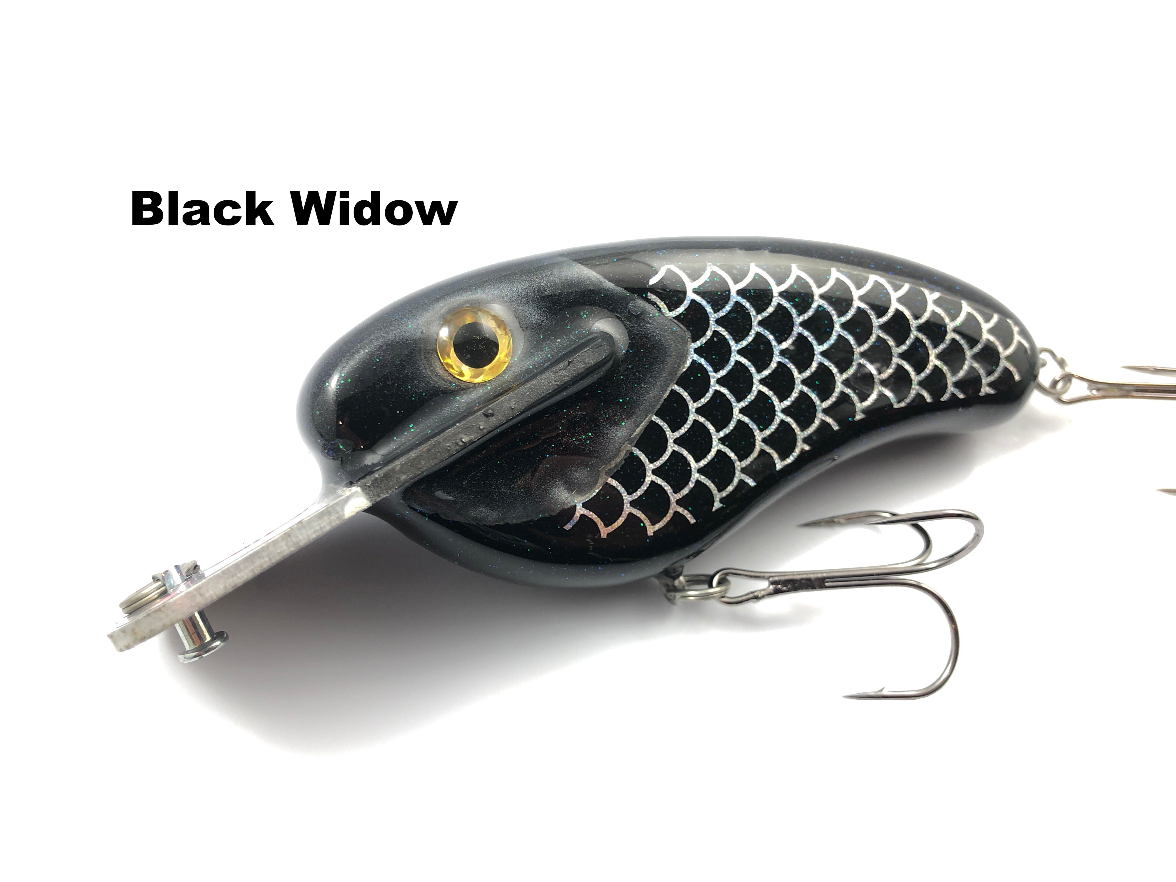 black widow fishing lures Maker Tungsten Fly Glow Jig - #8 Its also a great lure to skip cast deep into snags and overhangs where predators love to ambush their prey. Trucker Lures 6" Lot Lizard