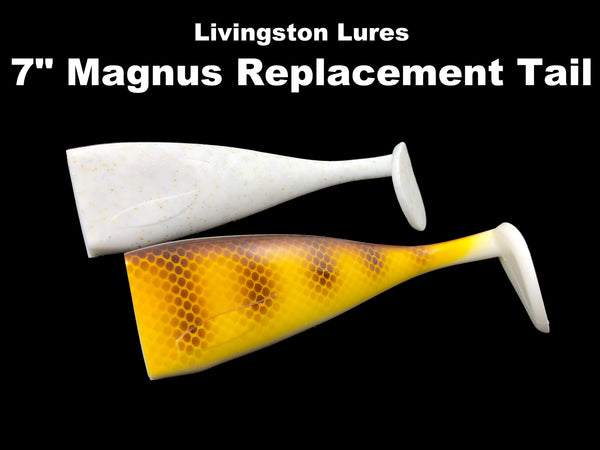 Livingston Lures 7" Magnus Replacement Tail