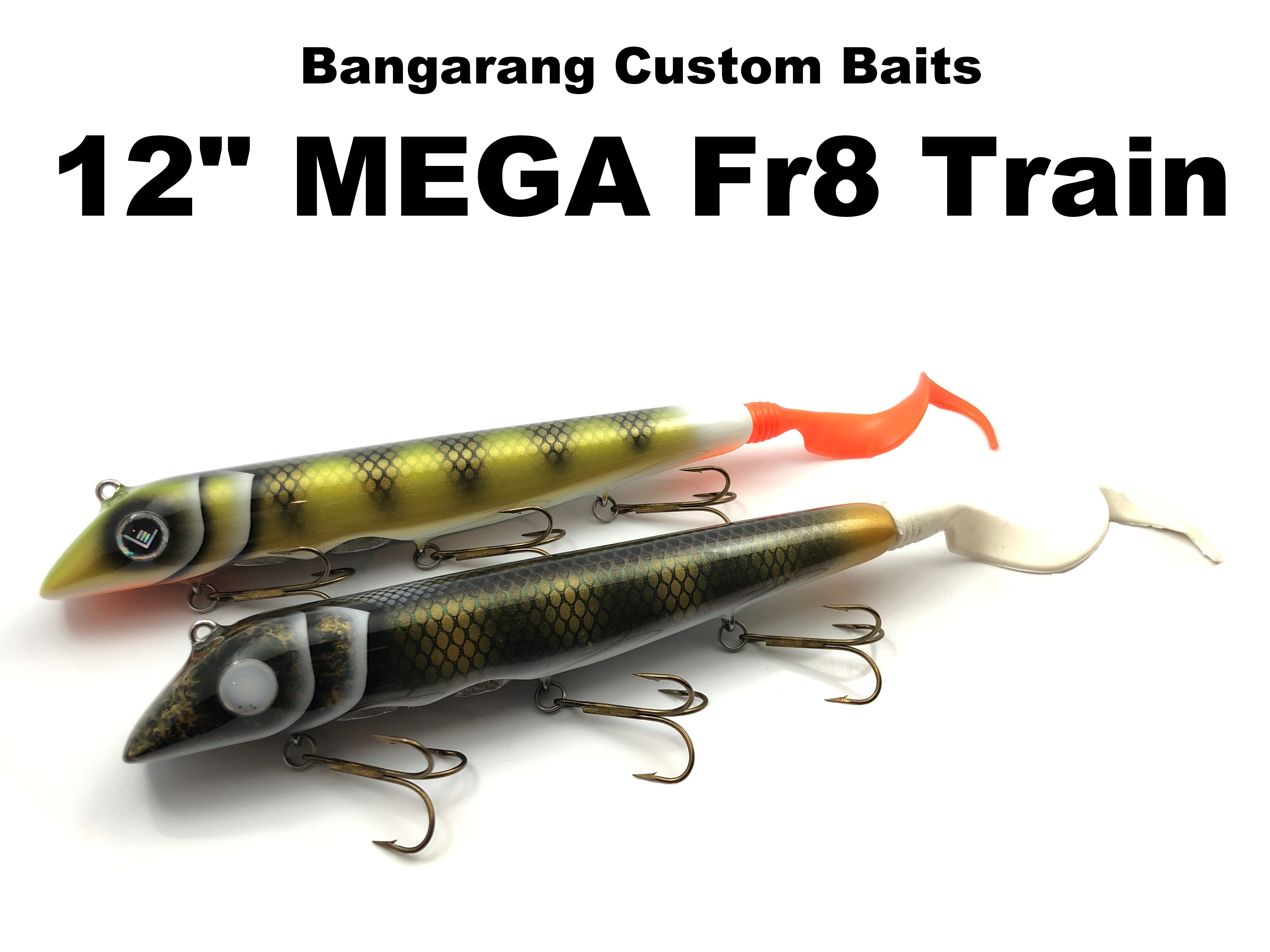 Bangarang Custom Baits - 12 MEGA Fr8 Train – Team Rhino Outdoors LLC