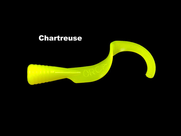 VK Musky Lures - 8.5" Orca Grub Tail Replacement Tails (2 Pack)