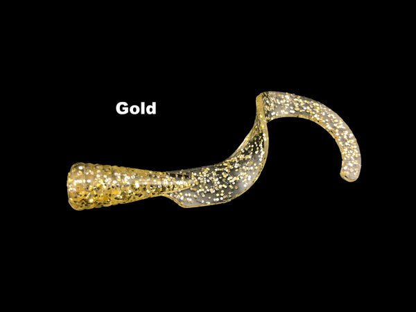 VK Musky Lures - 8.5" Orca Grub Tail Replacement Tails (2 Pack)