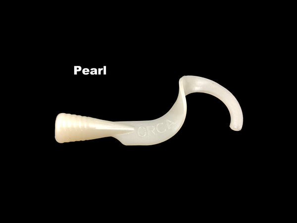 VK Musky Lures - 8.5" Orca Grub Tail Replacement Tails (2 Pack)