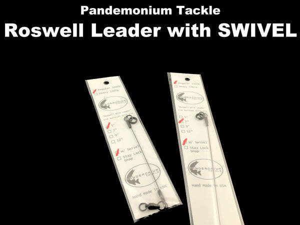 Pandemonium Tackle - Roswell Leader with SWIVEL (multiple sizes)
