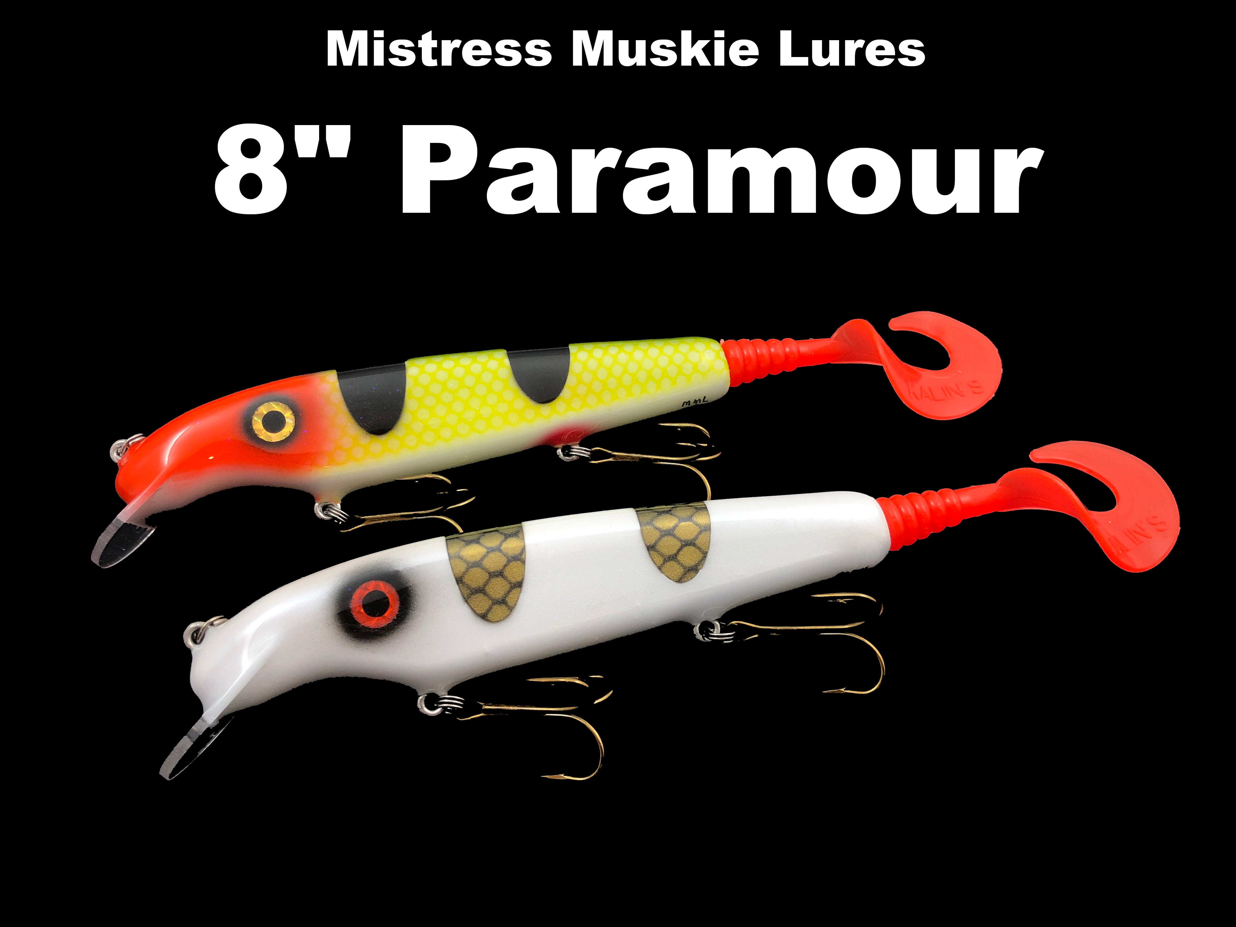 burt fishing lure Mistress Muskie Lures 8" Paramour – Team Rhino Outdoors LLC