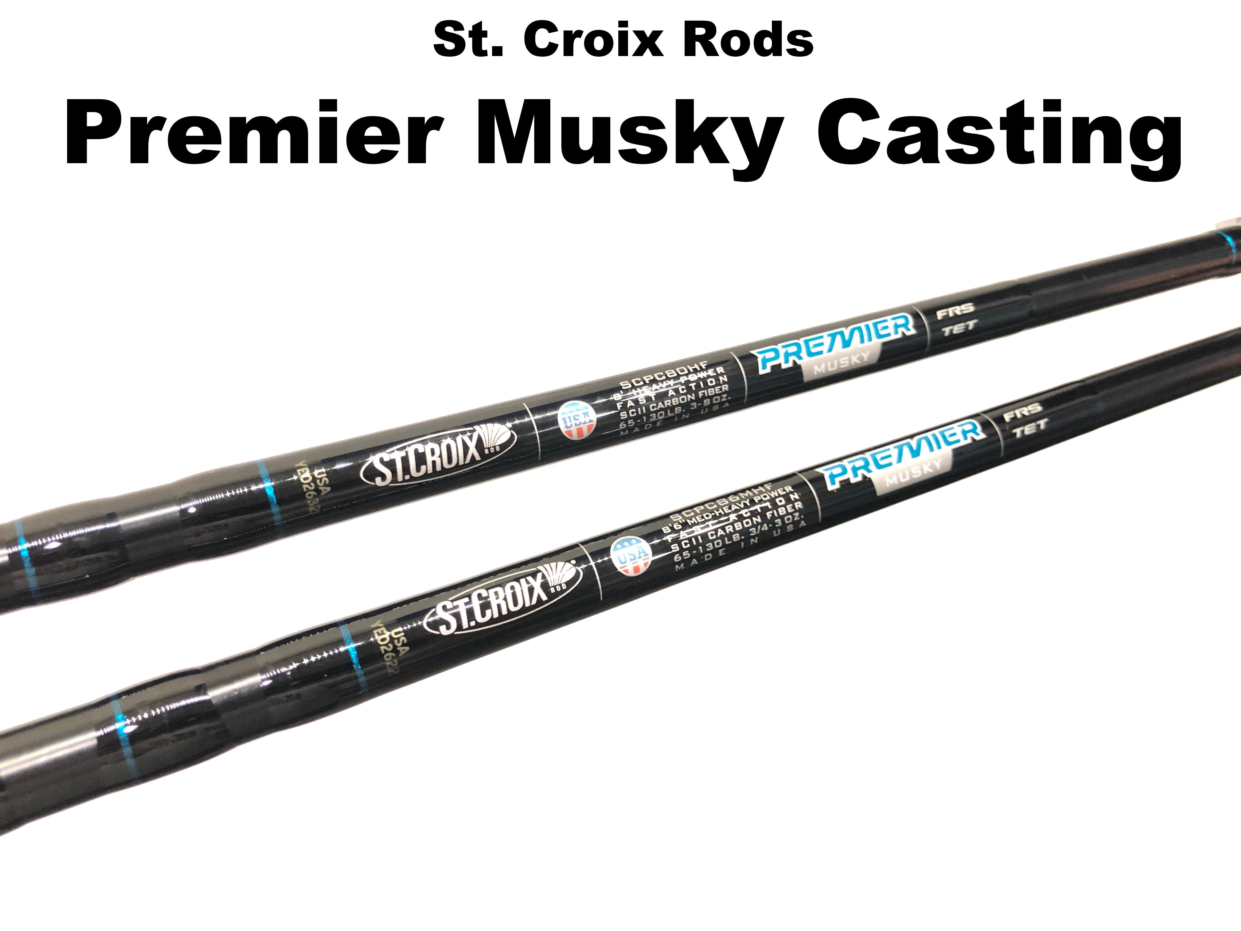 St. Croix Rods - NEW Premier Musky Casting Team Rhino Outdoors LLC St. Croix Rods - NEW Premier Musky Casting Team Rhino Outdoors LLC