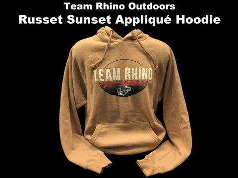 Team Rhino Outdoors - Russet Sunset Appliqué Hoodie