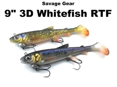 Savage Gear 9" 3D Whitefish RTF